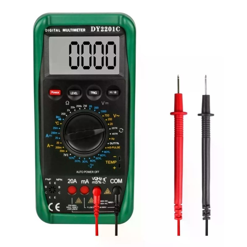GENERICO Multitester Multimetro Amperimetro Dy2201c Automotriz ...