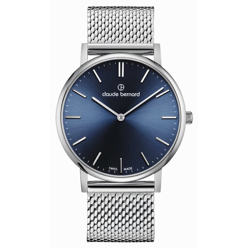 CLAUDE BERNARD Reloj Claude Bernard Classic Acero Esfera Azul 41mm Hombre falabella