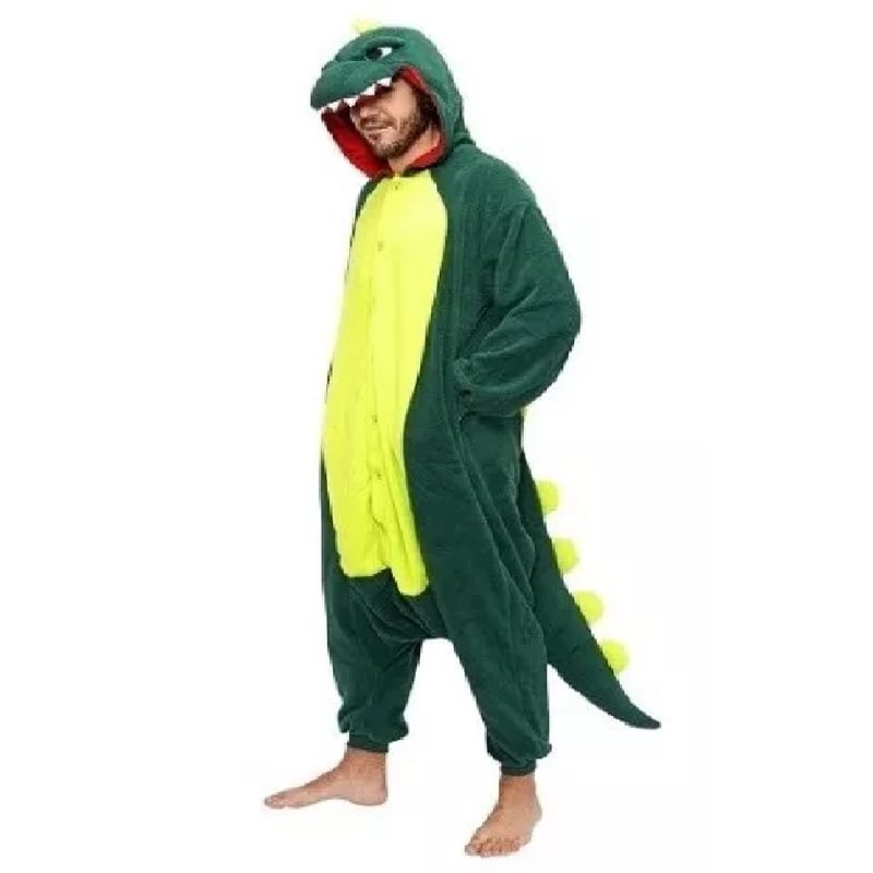 GENERICO Pijama Enteritos Kigurumi De Animales Adultos Dinosaurio falabella