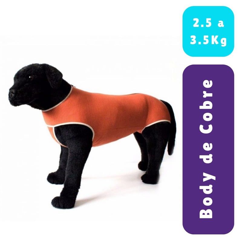 KIMBAPETS - Body de Cobre para Perros y Gatos (Unisex) - Talla 1