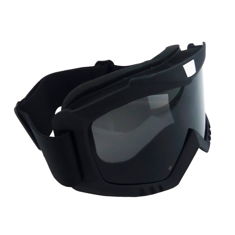 OEM ANTIPARRA PARA MOTOCROSS MODR52 NEGRO CON MICA NEGRO ESPEJO falabella