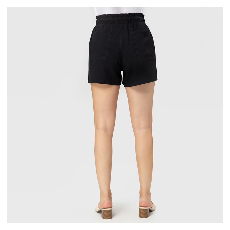 Short Mujer Pretina Elasticada Negro