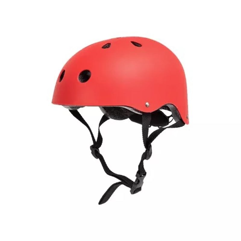 GENERICO Casco Bicicleta Skate Roller Regulable Ninos Adulto Rojo falabella