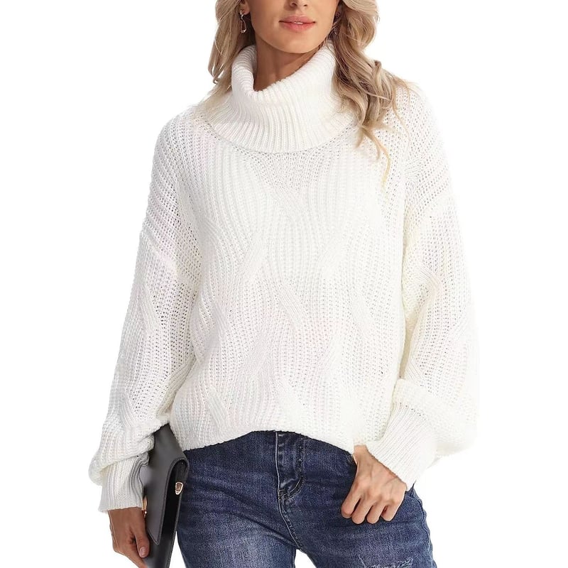 Sweater mujer con cuello hotsell