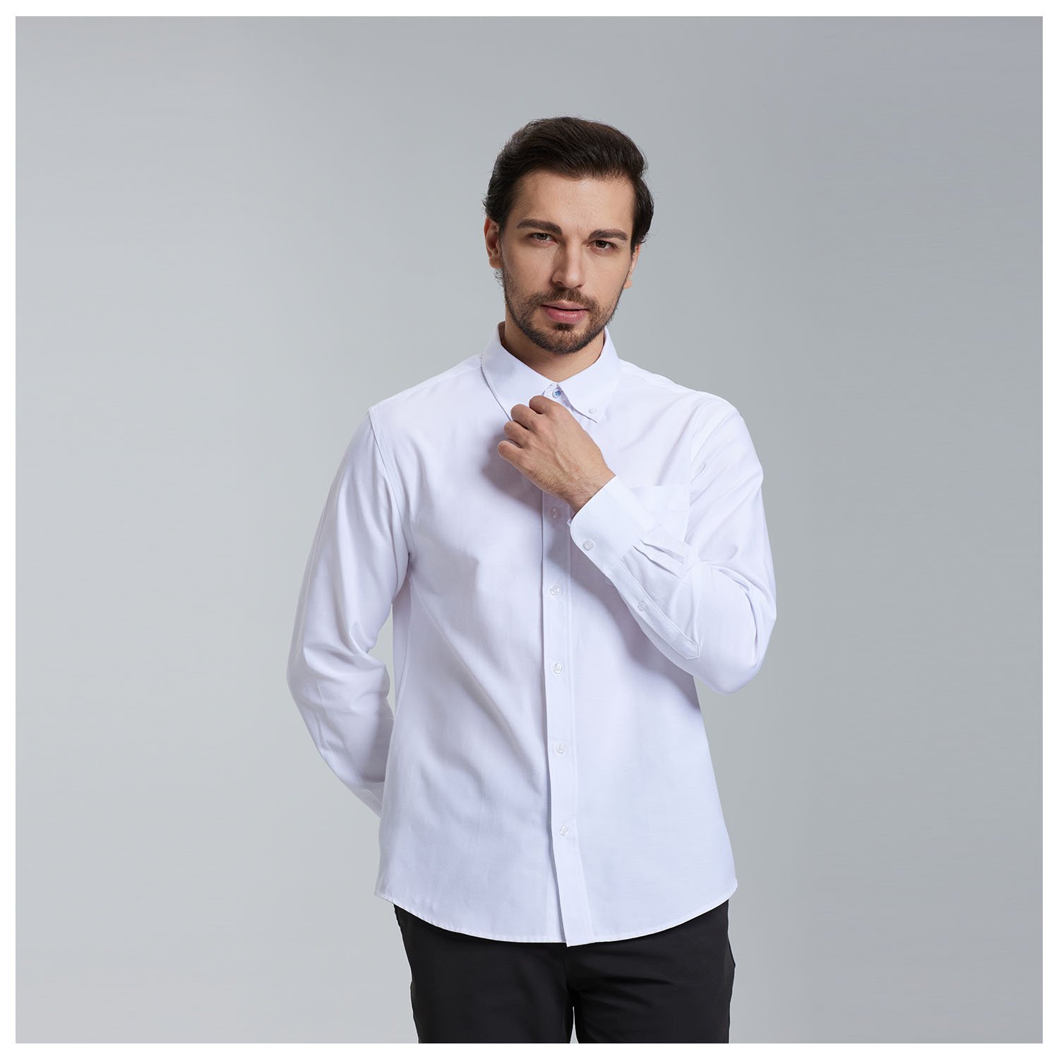 FASHION S PARK Camisa Oxford Blanco Fashion s Park falabella