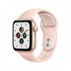 APPLE - Apple Watch SE 2020 40mm Gps Aluminum Oro Banda Rosada Reacondicionado
