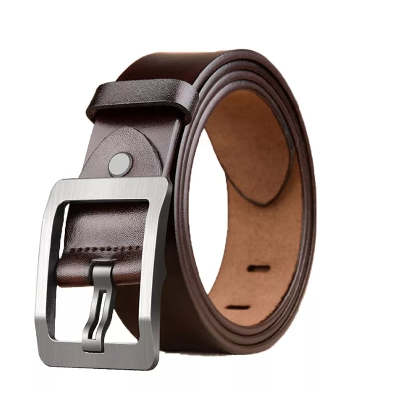 GENERICO Correas De Cuero Hombre Cinturon Cuero Hombre Ajustable ...
