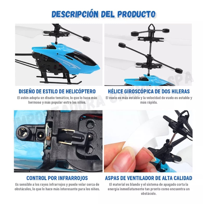 Helicoptero a control remoto falabella online
