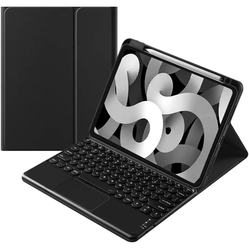 GENERICO - Funda más teclado para iPad 10,9 10ma gen / A16 Negro