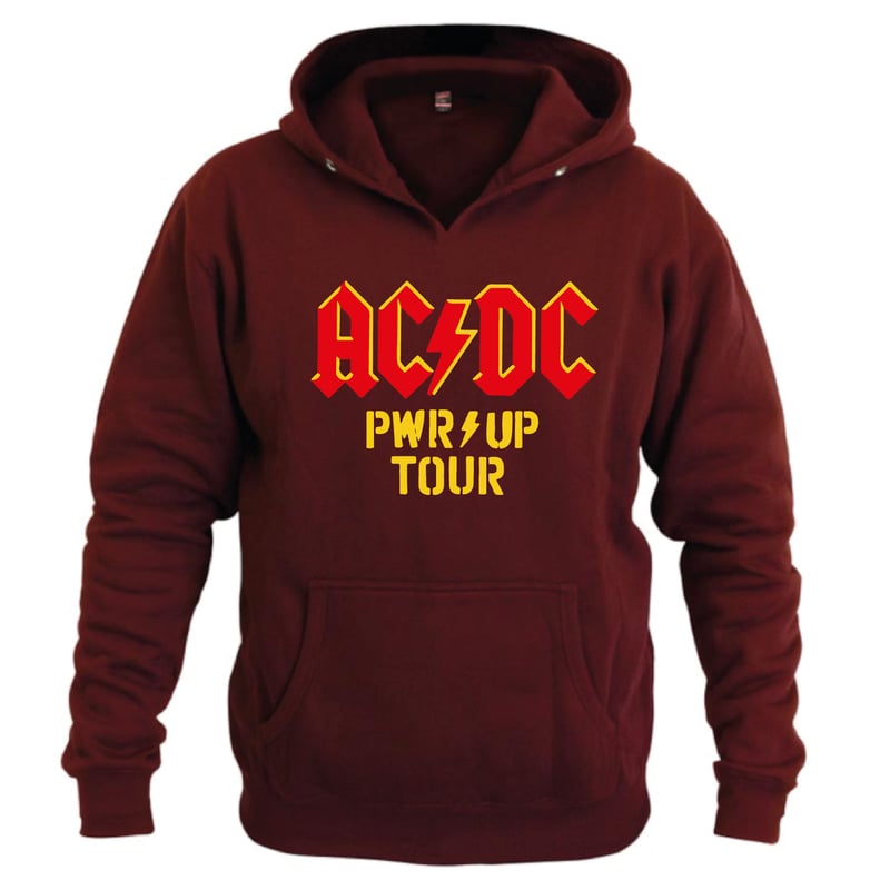 GENERICO POLERON CAPUCHA ALGODÓN AC DC POWER UP TOUR… | falabella.com