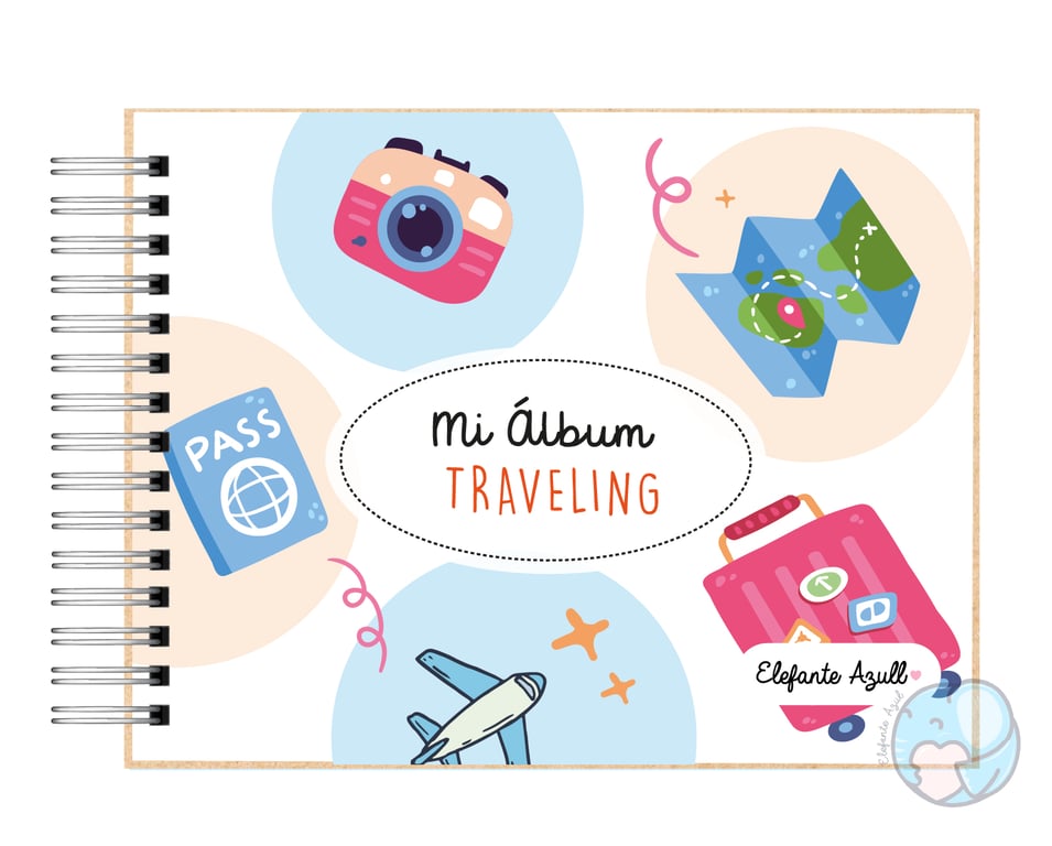 ELEFANTE AZULL Álbum de Fotos de Viajes | falabella.com