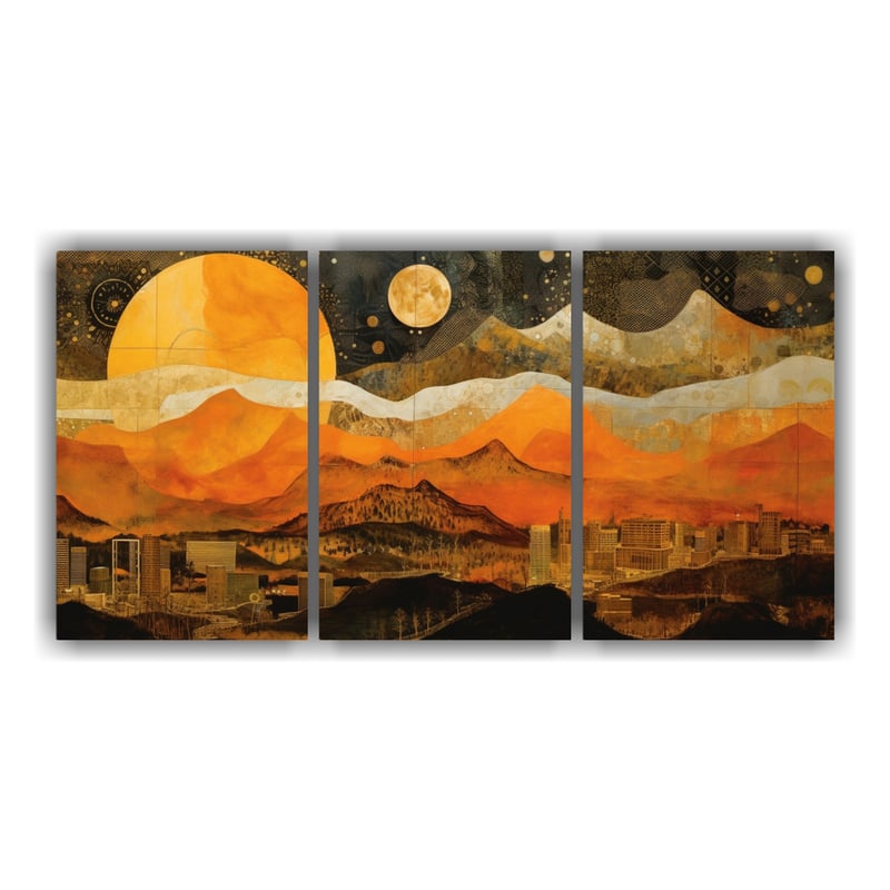 Tende 3D Effetto Mattoni Multicolore - 2 Pannelli 140x260 Cm, Oscuranti, Termoisolanti, Poliestere