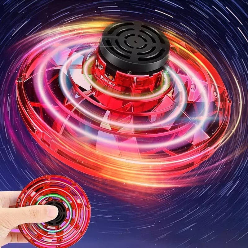 EDWINAYY Fly Fidget Spinner Volador Mini Dron Con Luces Juguete ...