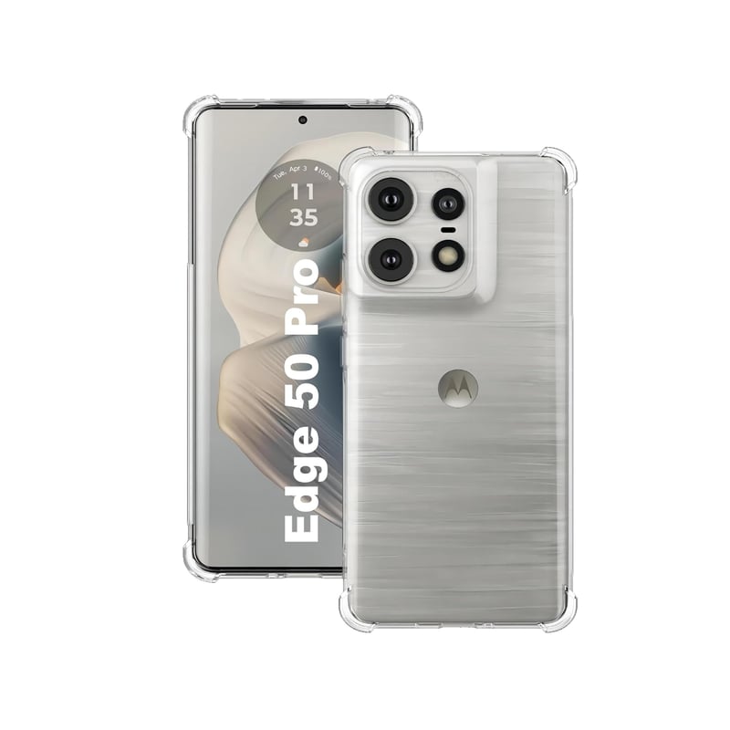Just In Case TPU Back Cover Trasparente Motorola Edge 50 Fusion - Foto 3