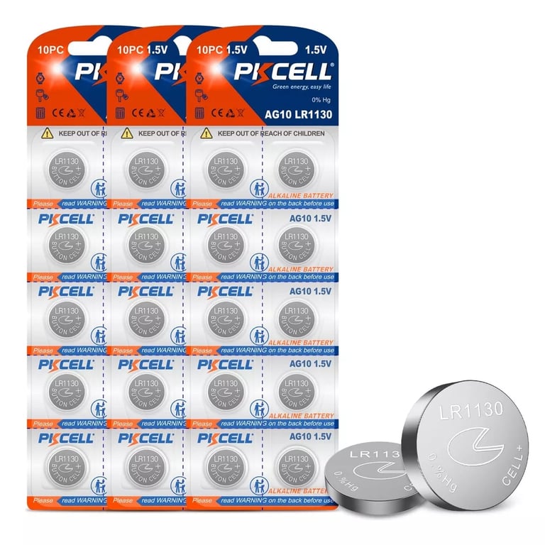 GENERICO Pack 20 Pilas Baterias Ag10 1.5v 389a Lr1130 | falabella.com