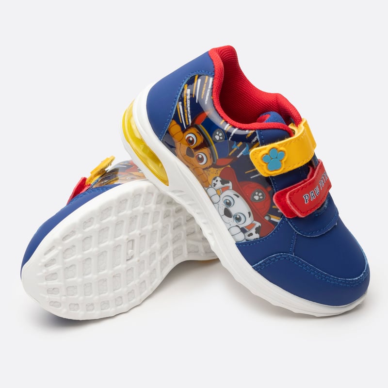 PAW PATROL Zapatilla Con Luces Nino Personajes Azul Paw Patrol falabella