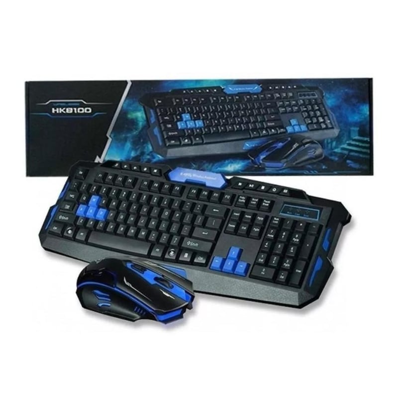 GENERICO Kit Gamer Inalambrico Teclado y Mouse en Espanol falabella