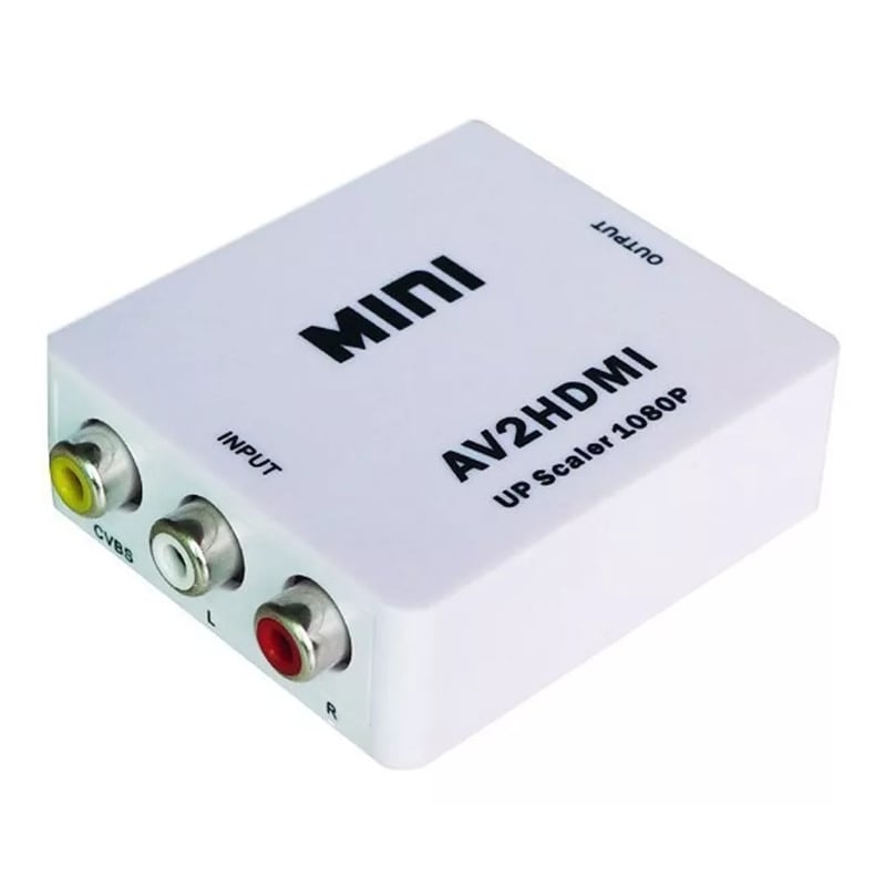 Adaptador Conversor Av Rca Analogo A Hdmi Digital Nuevo Sodimac Chile