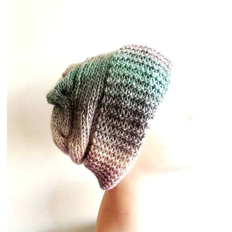 GOIC DISEÑOS - gorro de mohair tejido a mano diseño exclusivo