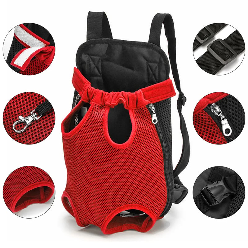 GENERICO Mochila XL de transporte para mascotas Roja | falabella.com