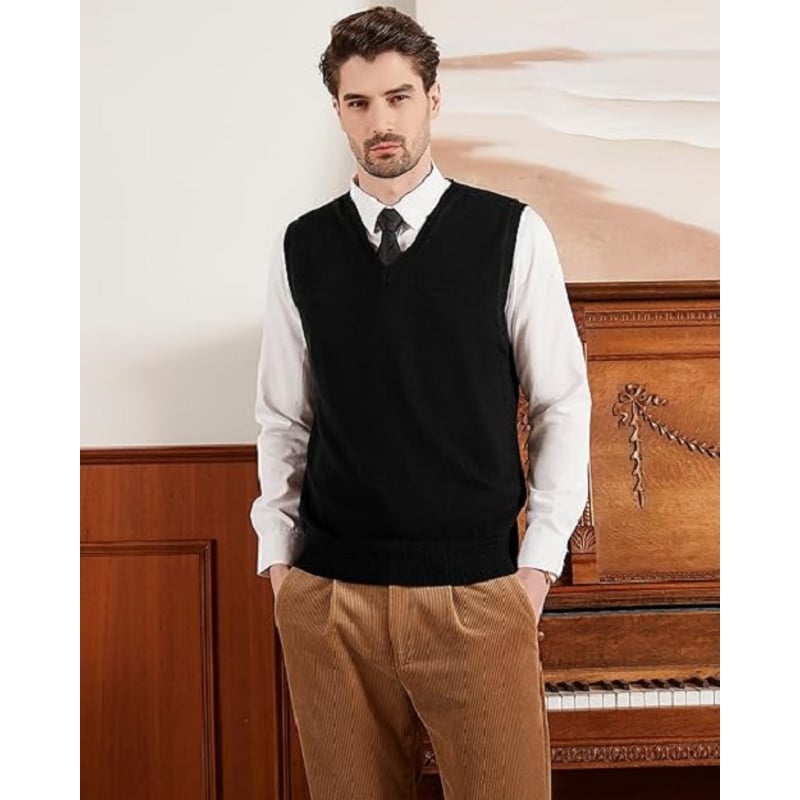 Sweater sin manga hombre shop