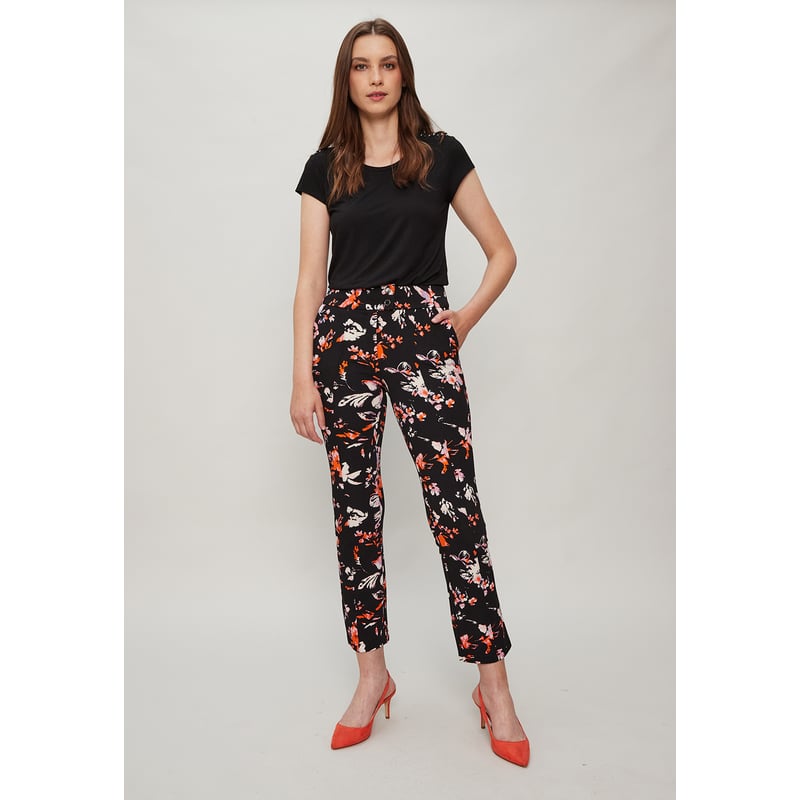 Pantalon con lazo negro best sale