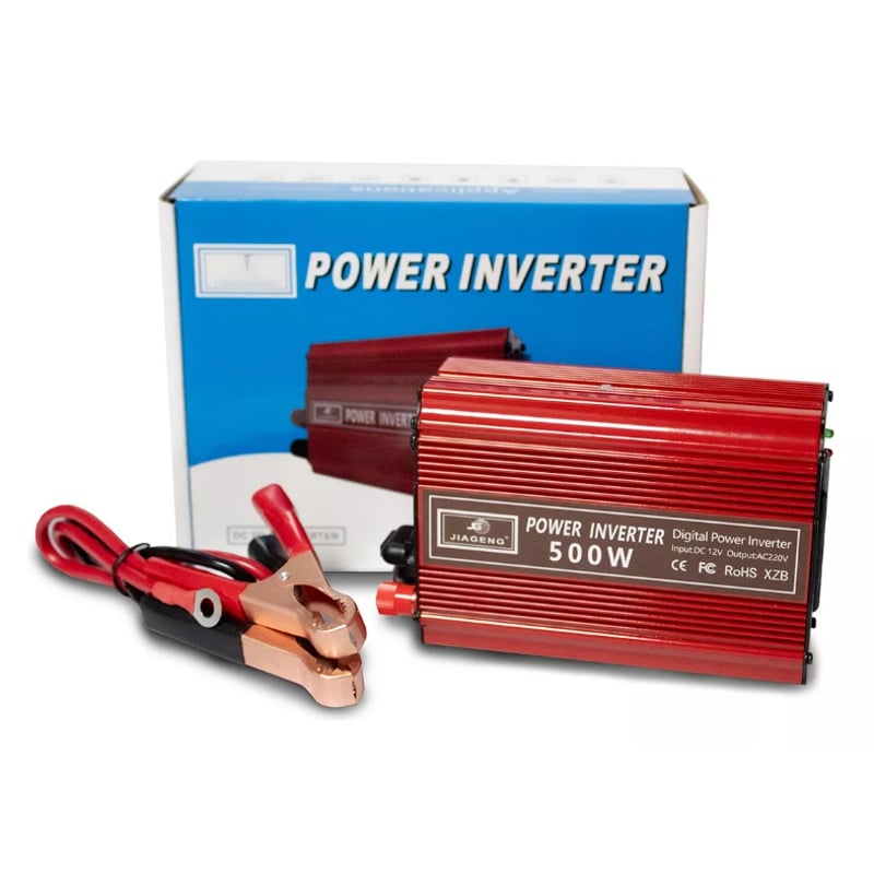 GENERICO Inversor De Voltaje 12v A 220v Con Usb Capacidad 500watt ...