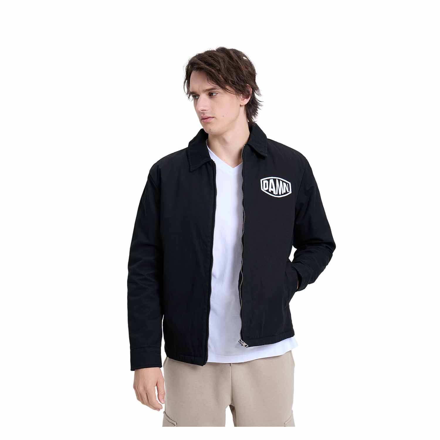 FASHION S PARK Chaqueta Hombre Worker Negro Fashion s Park falabella