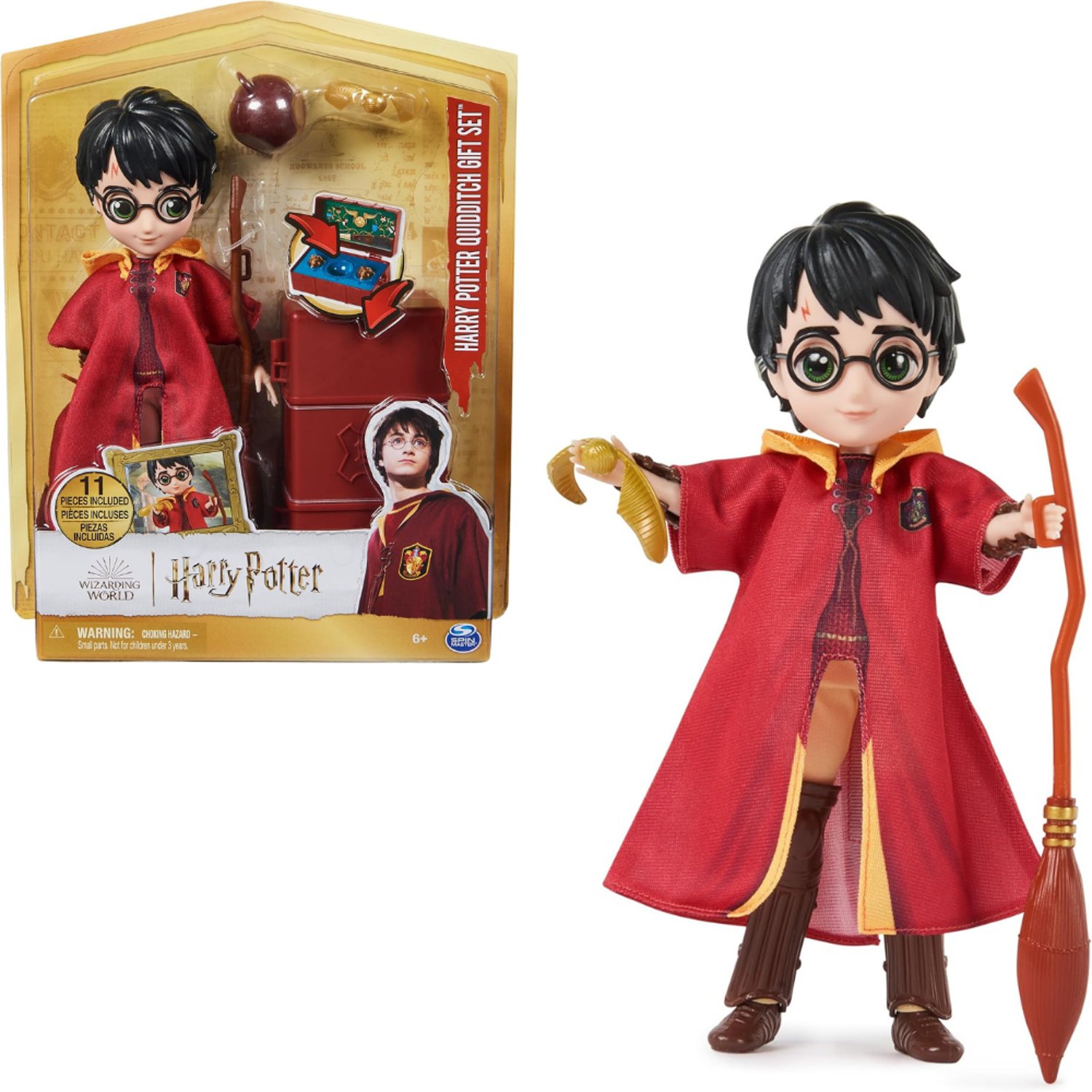 WIZARDING WORLD Harry Potter Muneco Quidditch Gift Set De 20 Cm. falabella