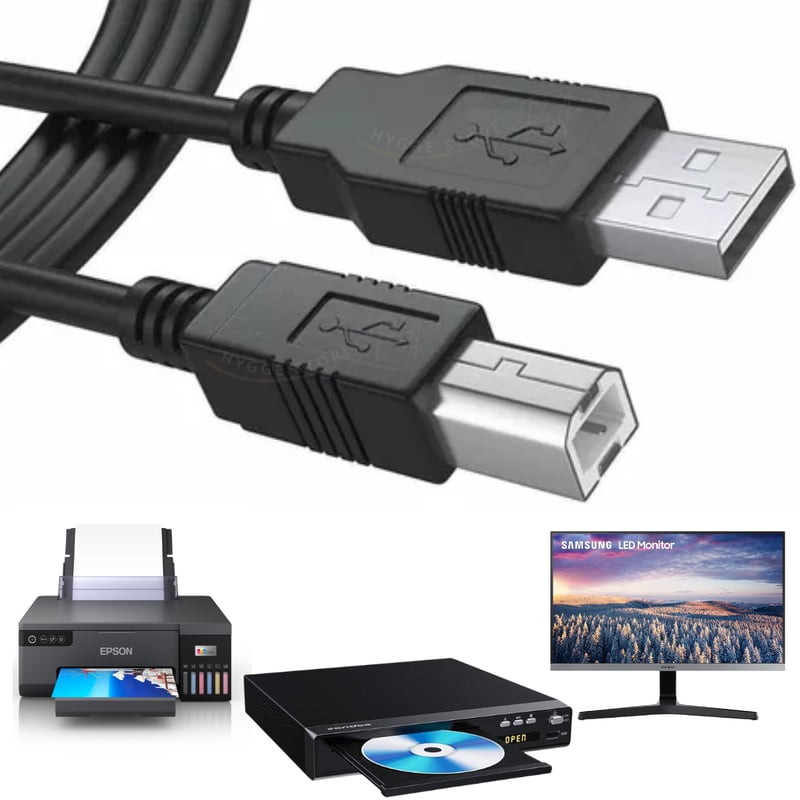 GENERICO Cable Usb 1.5 Metros Cable Para Impresora Usb 2.0 Tipo A-b | falabella.com