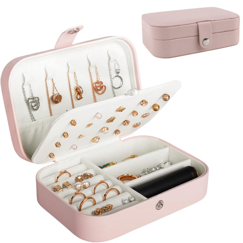 Joyero De Viaje Mini – Estuche Portátil Para Almacenar Aretes, Anillos Y Pulseras, Regalo Para Novia O Madre