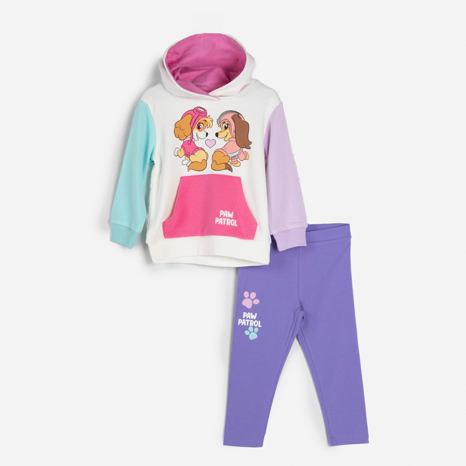 Buzo Nina Heart Liberty y Skye Blanco Paw Patrol