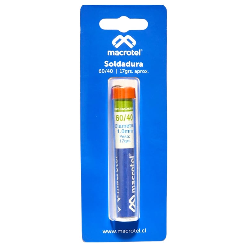 MACROTEL Soldadura de lápiz Macrotel 60/40 17 gr | falabella.com