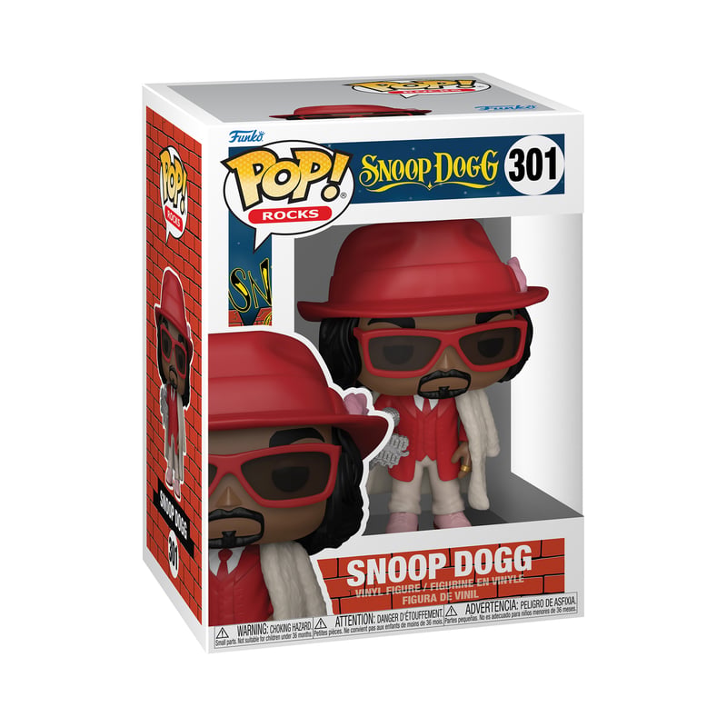 Funko Pop! Rocks : Snoop Dogg #302 – Édition Limitée à 5000 Exemplaires, Vinyl, Neuf