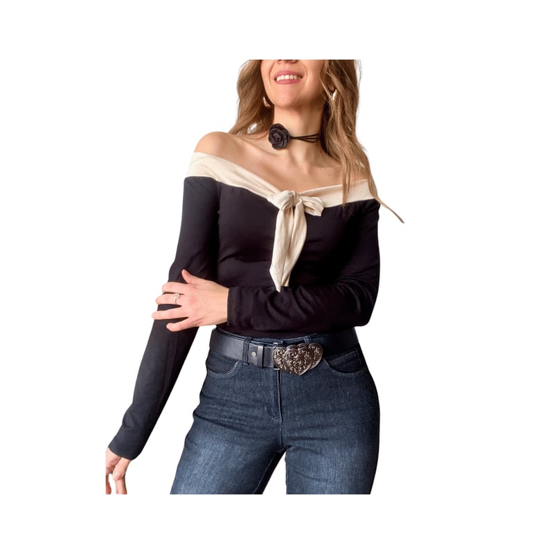 Polera mujer sin hombros tienda Me Mato