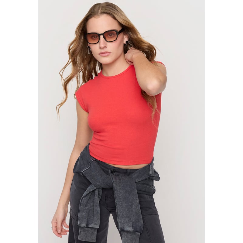Camiseta mujer hombro caido shop