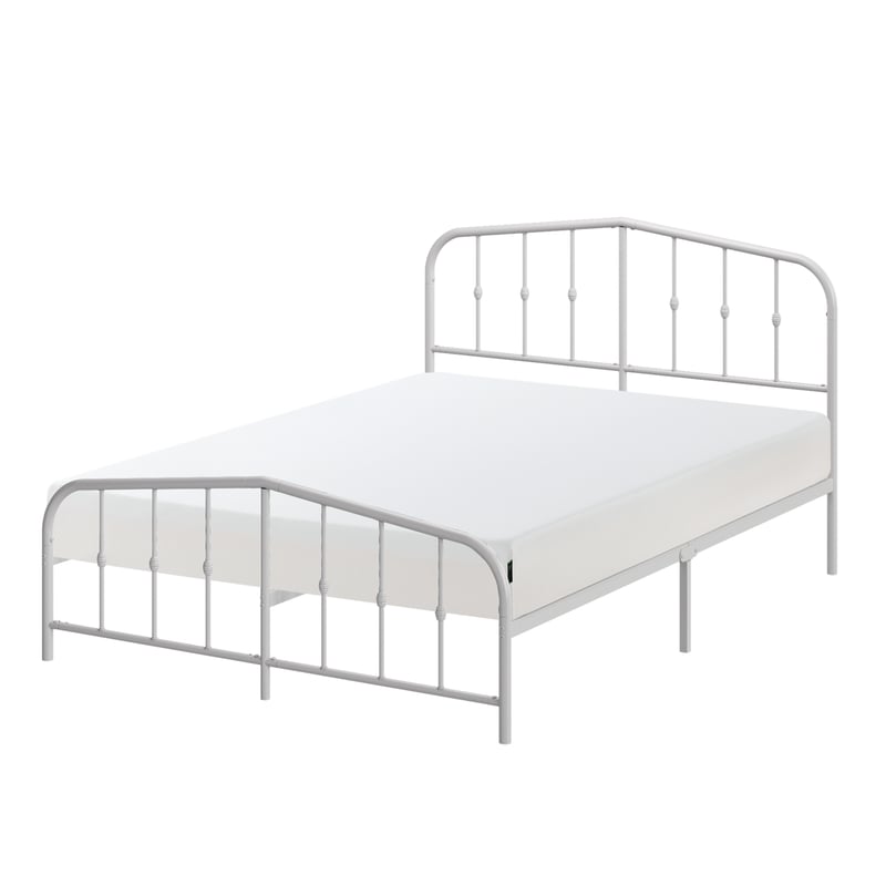 Lit simple en métal - ZINUS - Heidi - 90 x 190 cm - Noir - Élégant et