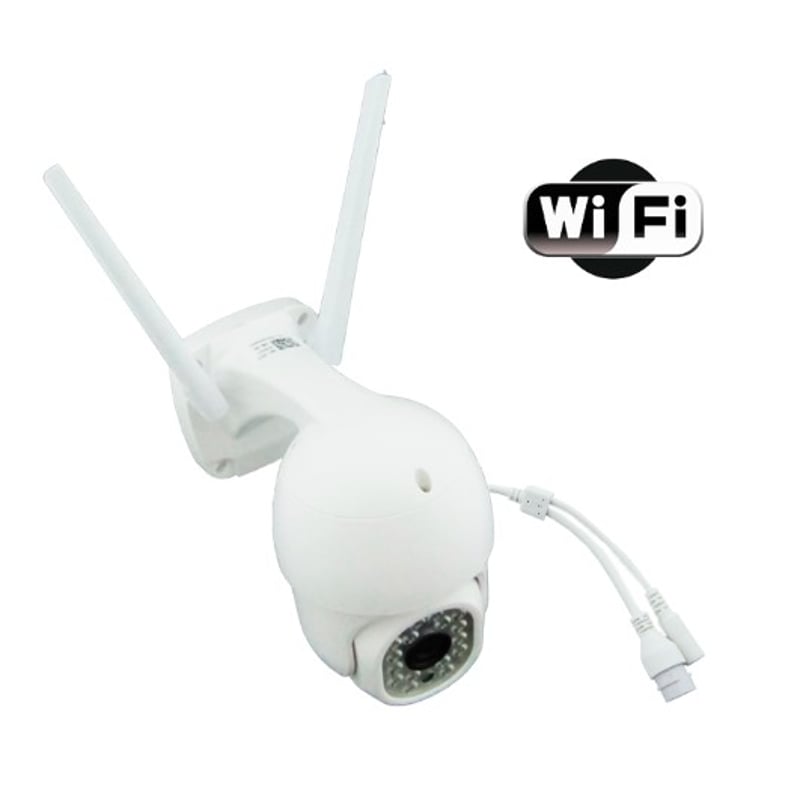 GENERICO - Cámara IP Con WIFI Para Exteriores Con 12 LED, JORTAN