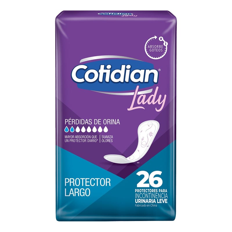 COTIDIAN Protector Diario Cotidian Lady Largos 26 Un | falabella.com