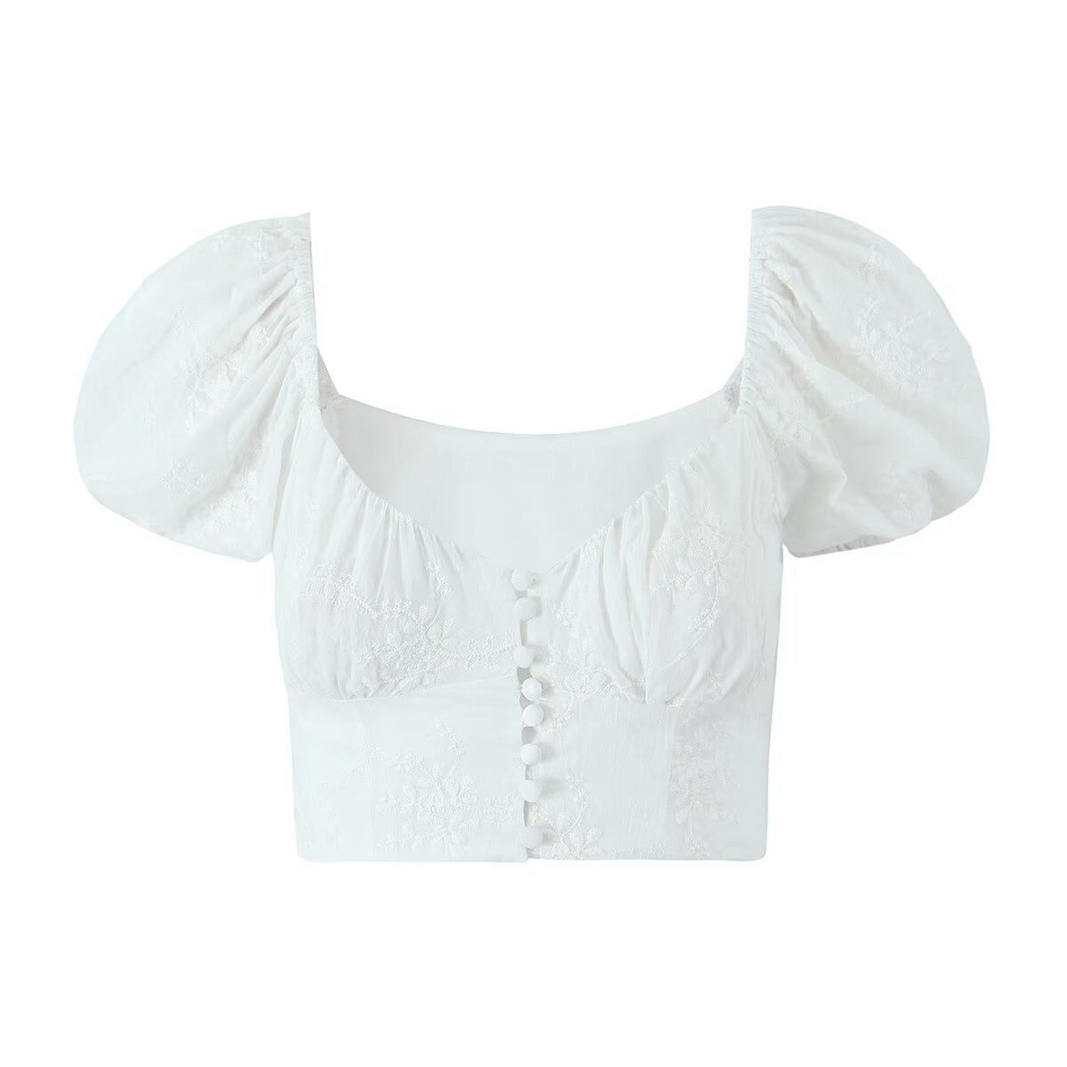 Polera encaje blanca on sale