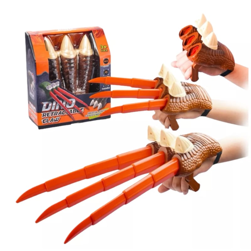 GENERICO Juguete Garra Dinosaurio Garra Retractil Dino Dragon Raptor ...