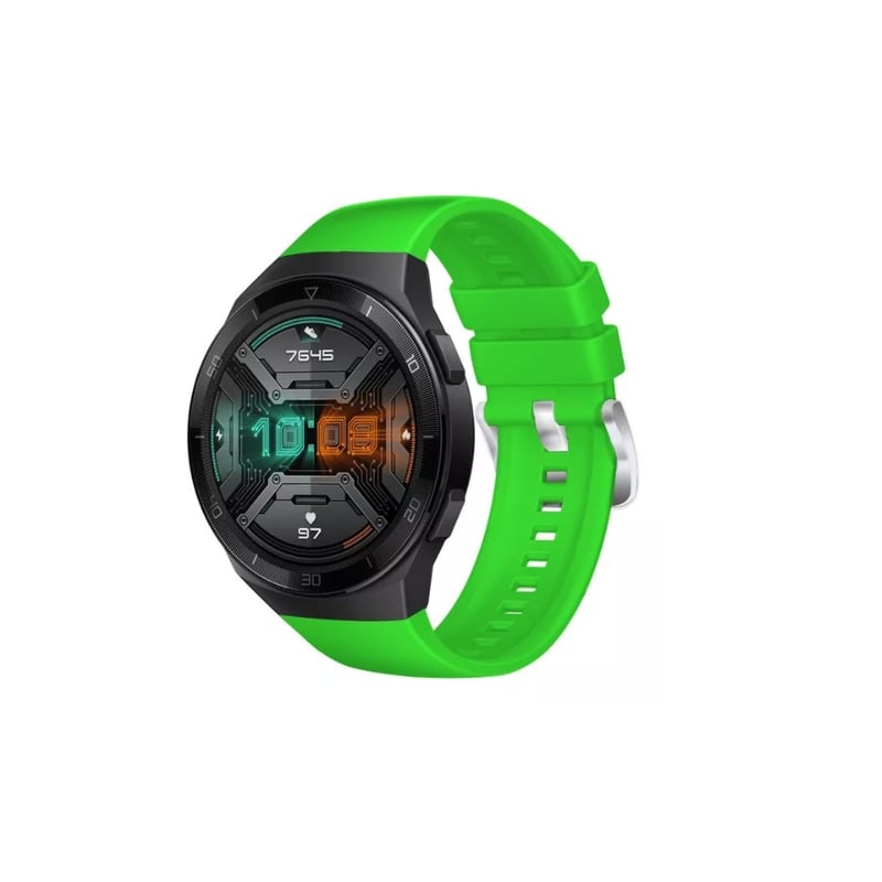 GENERICO Correa De Silicona Para smarwatch Huawei Gt2e VERDE falabella