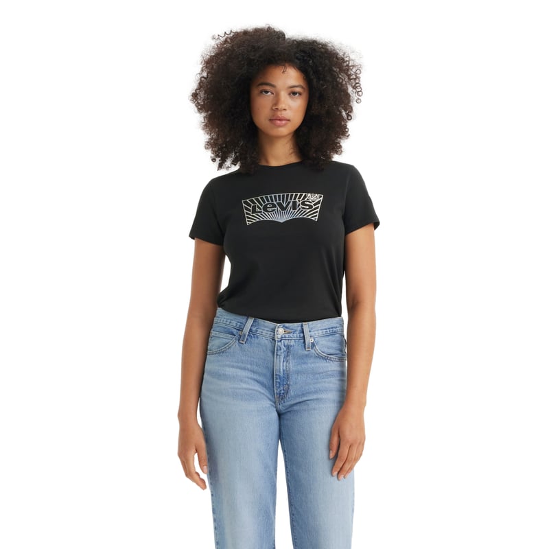LEVIS Polera Mujer Regular Fit Negro Levis falabella
