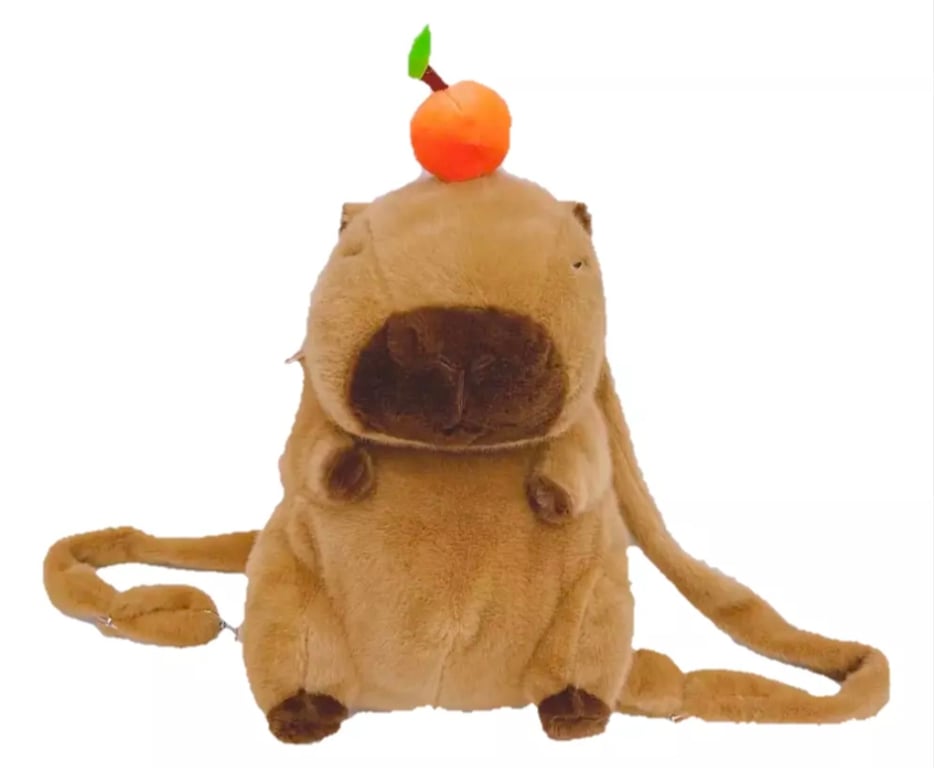 Peluche Capibara Di Pasqua | Morbido Coniglietto Capibara Con Cappellino A Orecchie Da Coniglio | Animaletto Di Peluche Per Decorazione E Regalo | 20 Cm