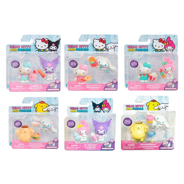 HELLO KITTY Hello Kitty And Friends Pack De 2 Figuras Al Azar ...