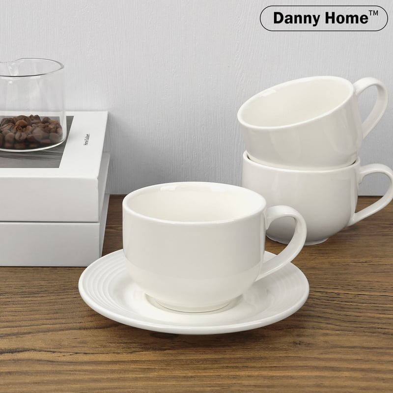 NA Tazza da caffè o Tazza da tè in Ceramica Bianca di Denny