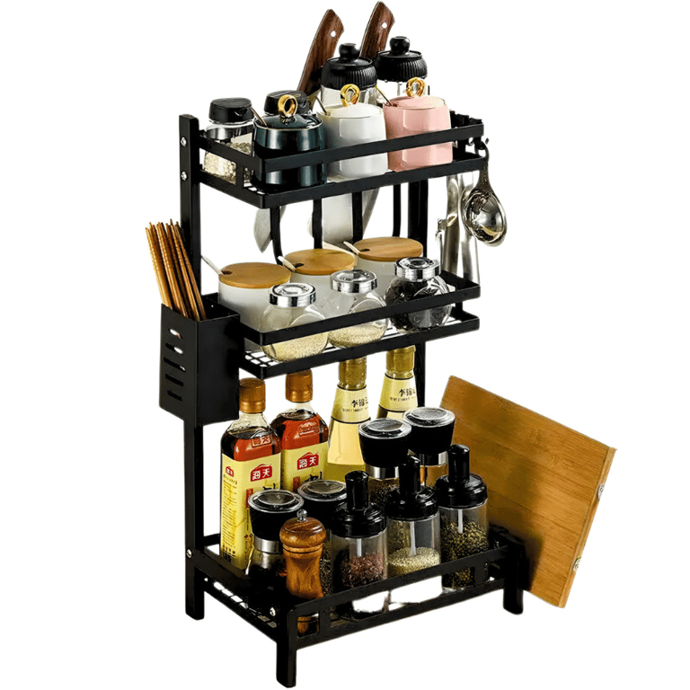 Organizador Multifuncional Rack 3 Nivel Especias Cocina Baño | Sodimac ...