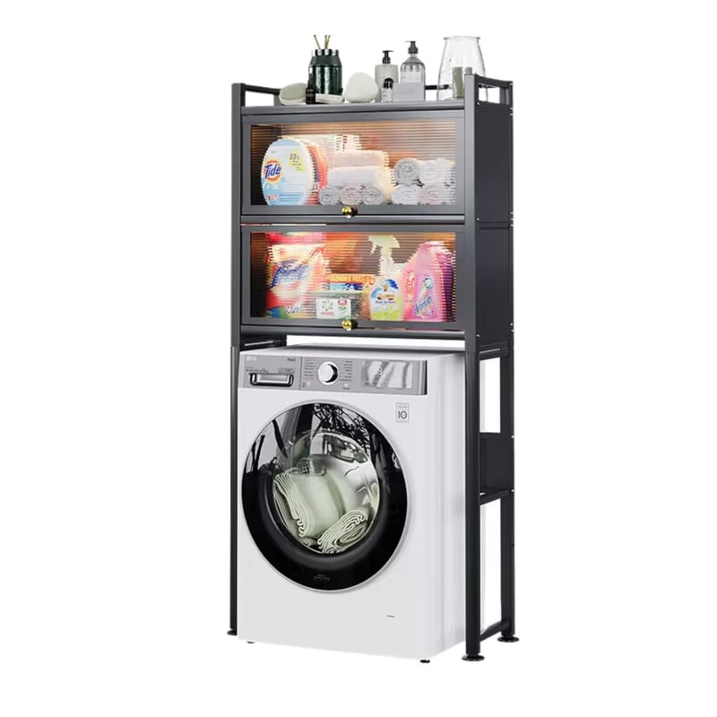 SANTU HOME & DECO - Mueble Organizador Repisa Para Lavandería Lavadora 2 Niveles