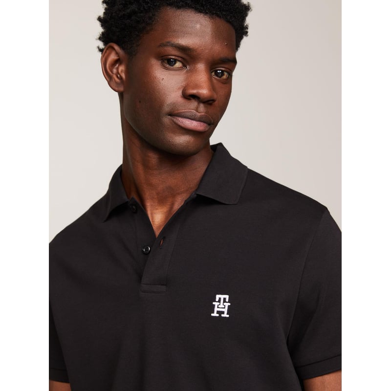 TOMMY HILFIGER Polo Interlock Monogram Negro Tommy Hilfiger falabella