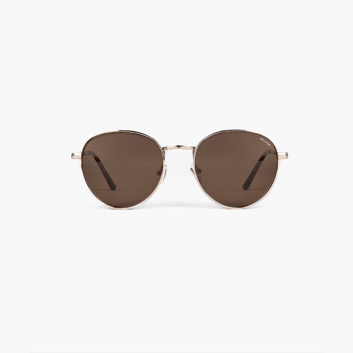 LOUNGE Lentes De Sol Mujer Redondo Dorado falabella